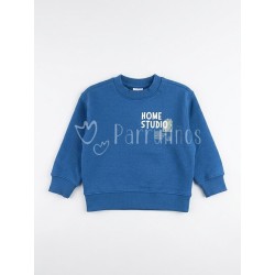 Sudadera niño con estampado...