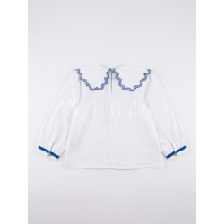 Camiseta niña blanca con... 2