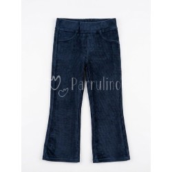 Pantalón niña de pana Azul...