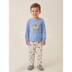 Pijama niño con estampado...