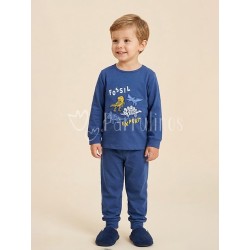 Pijama niño con estampado...
