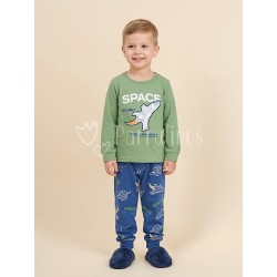 Pijama niño con estampado...