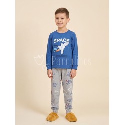 Pijama niño con estampado...