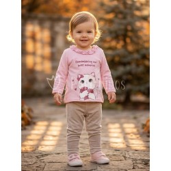 Conjunto bebé niña Camiseta...