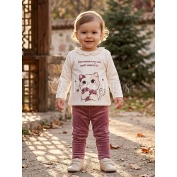 Conjunto bebé niña Camiseta...