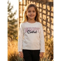Camiseta niña manga larga...