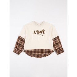 Sudadera niña combinado...