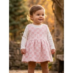 Vestido bebé niña Rosa...
