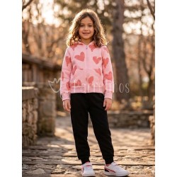 Chándal niña estampado Love...