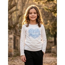 Camiseta niña manga larga...