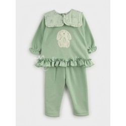 Conjunto bebé niña Verde...