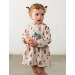 Vestido bebé niña estampado...