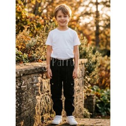 Pantalón niño cargo negro...