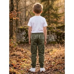 Pantalón cargo niño verde... 2