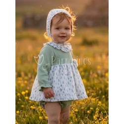 Vestido bebé niña con...
