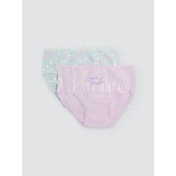 Pack de 2 bragas estampadas...