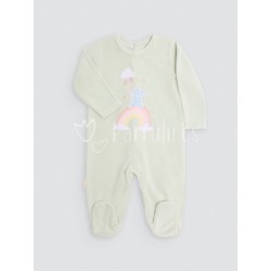 Pelele bebé niña terciopelo...
