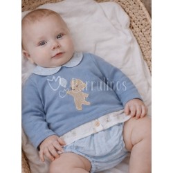 Conjunto bebé niño Azul con...