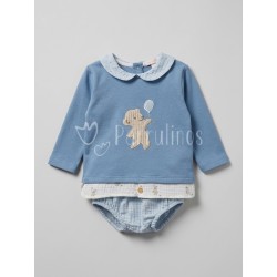 Conjunto bebé niño Azul con... 2