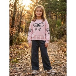 Conjunto niña sudadera y...