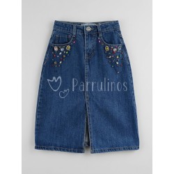 Falda vaquera niña medio...