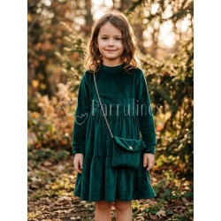 Vestido niña verde...