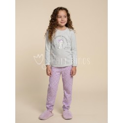 Pijama niña interlock...