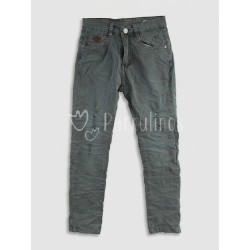 Pantalón niño de sarga gris...