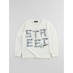 Camiseta niño blanco de...