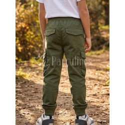 Pantalón cargo niño verde... 2