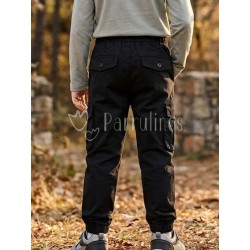 Pantalón cargo niño negro... 2