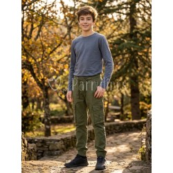 Pantalón niño cargo Verde...