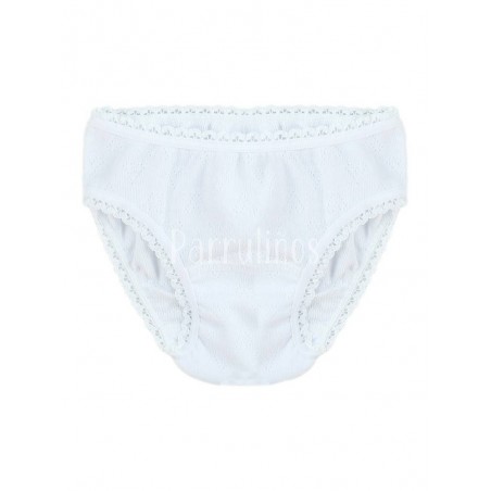Set 3 Braguitas Calada Blanco