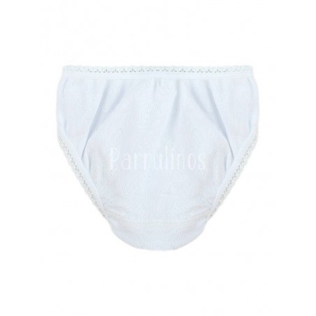 Set 3 Braguitas Calada Blanco